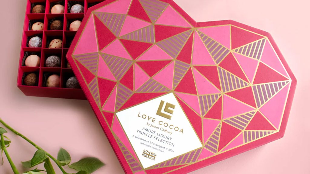 Love Cocoa offers award winning organic chocolate in beautiful packaging.