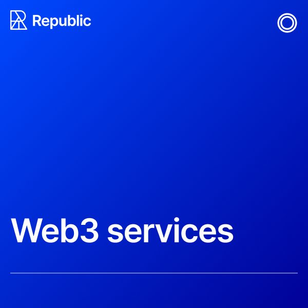 Web3 Services (via Republic's Digital Merchant Bank)